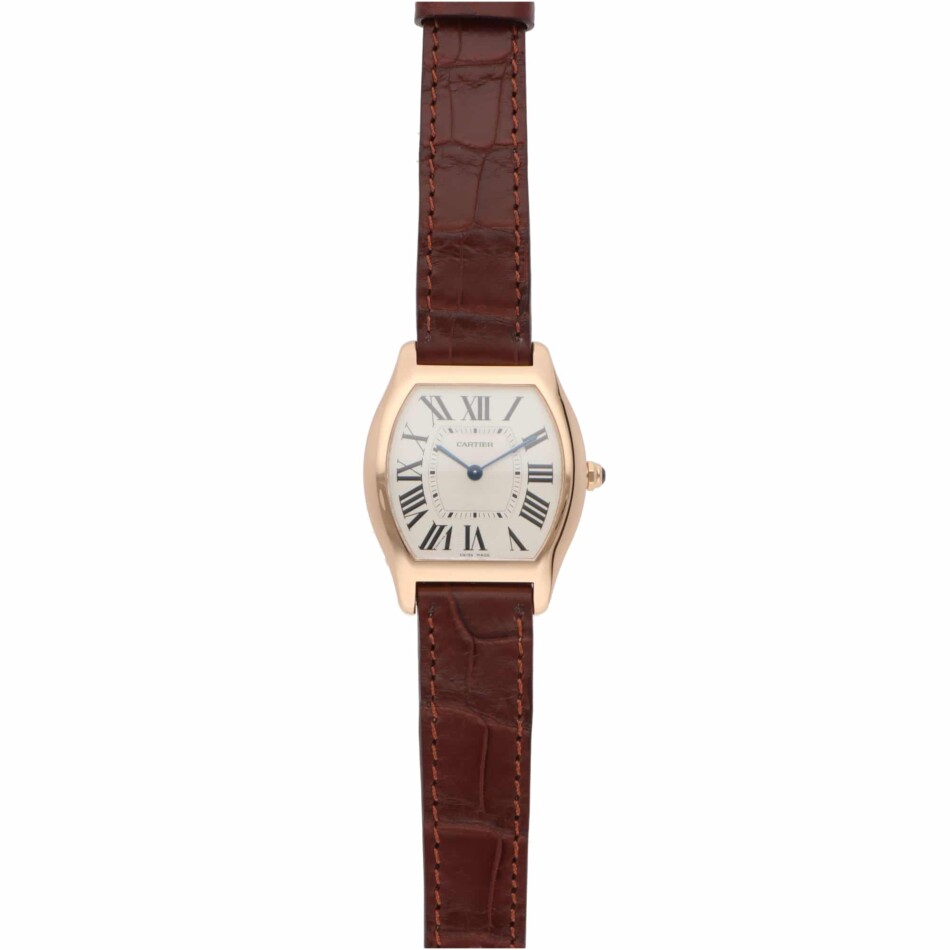 Vintage Cartier Panthere Yellow Gold Watch with Diamond Bezel