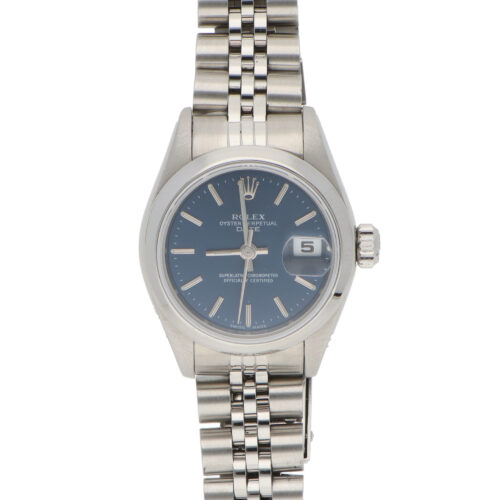 Vintage 1999 Rolex Oyster Perpetual Date Blue Dial watch