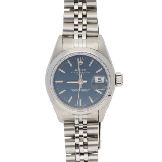 Vintage 1999 Rolex Oyster Perpetual Date Blue Dial watch