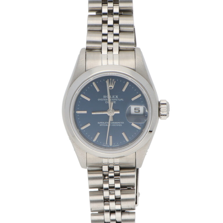 Vintage 1999 Rolex Oyster Perpetual Date Blue Dial watch
