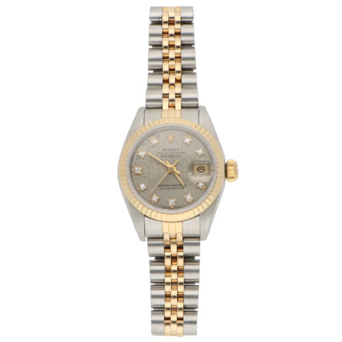 Vintage 1986 Rolex Datejust Steel and Gold Rolex Dial Watch