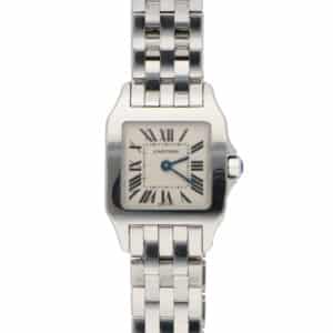 Vintage Cartier Santos Demoiselle Stainless Steel Watch
