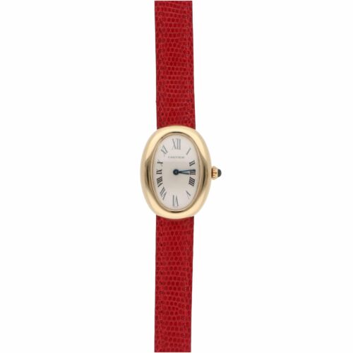 Vintage Cartier Baignoire Yellow Gold Quartz Watch