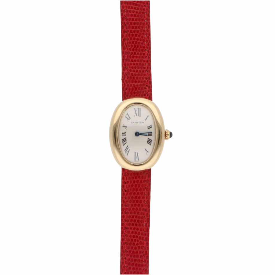 Vintage Cartier Baignoire Yellow Gold Quartz Watch