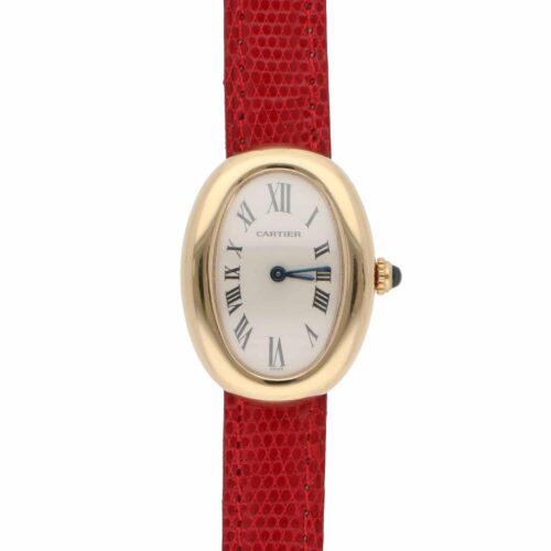 Vintage Cartier Baignoire Yellow Gold Quartz Watch
