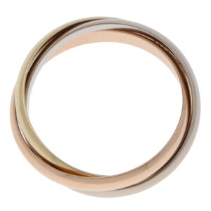 Vintage Cartier Trinity Ring SM in Gold, Size 48