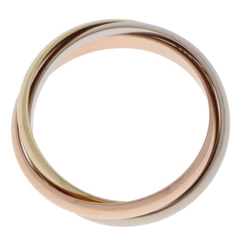 Vintage Cartier Trinity Ring SM in Gold, Size 48