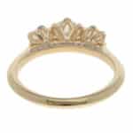 Contemporary GIA Certified Diamond Three Stone Ring