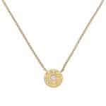 Vintage Tiffany & Co. '1837' Diamond Circle Pendant Necklace