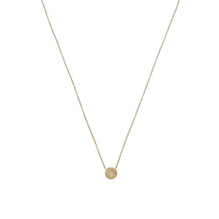 Vintage Tiffany & Co. '1837' Diamond Circle Pendant Necklace