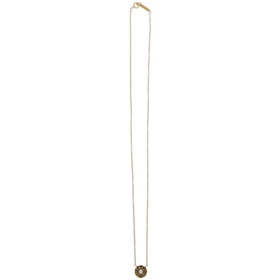 Vintage Tiffany & Co. '1837' Diamond Circle Pendant Necklace