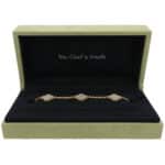 Vintage Van Cleef & Arpels Mother of Pearl Alhambra Bracelet