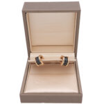 Vintage Bulgari B.zero1 Black Ceramic Earrings in Rose Gold