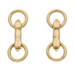 Vintage 1991 Cartier Cufflinks in Yellow Gold