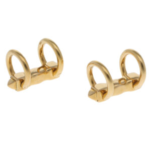 Vintage 1991 Cartier Cufflinks in Yellow Gold