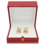 Vintage 1991 Cartier Cufflinks in Yellow Gold