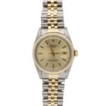 Vintage 1975 Rolex Datejust 36mm Steel and Gold Watch