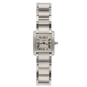 Vintage Cartier Santos Galbee Steel and Gold Quartz Watch