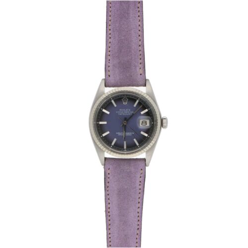 Vintage 1970 36mm Rolex Datejust with Mauve Dial