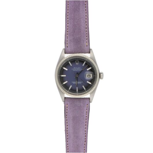 Vintage 1970 36mm Rolex Datejust with Mauve Dial
