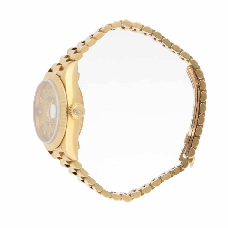 Vintage 1986 26mm Rolex Datejust Gold Watch