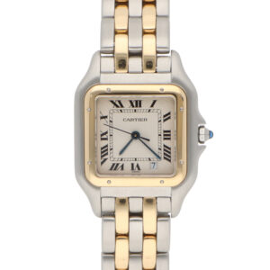 Vintage Cartier Panthere 27mm Steel and Gold Watch