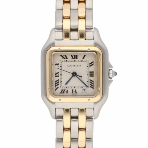 Vintage Cartier Panthere 27mm Steel and Gold Watch