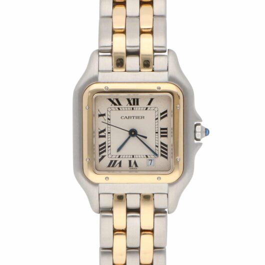 Vintage Cartier Panthere 27mm Steel and Gold Watch