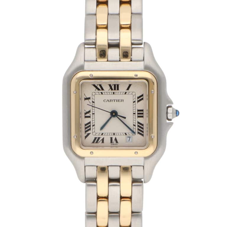 Vintage Cartier Panthere 27mm Steel and Gold Watch