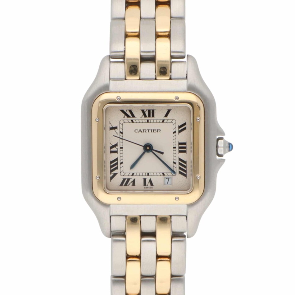 Vintage Cartier Panthere 27mm Steel and Gold Watch