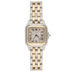 Vintage Cartier Panthere 27mm Steel and Gold Watch