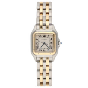 Vintage Cartier Panthere 27mm Steel and Gold Watch