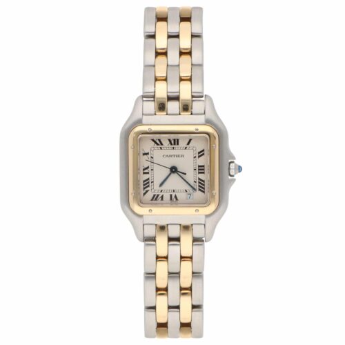 Vintage Cartier Panthere 27mm Steel and Gold Watch