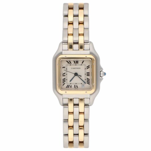 Vintage Cartier Panthere 27mm Steel and Gold Watch