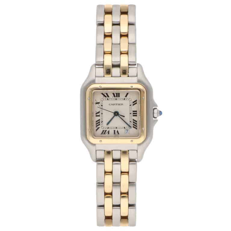 Vintage Cartier Panthere 27mm Steel and Gold Watch