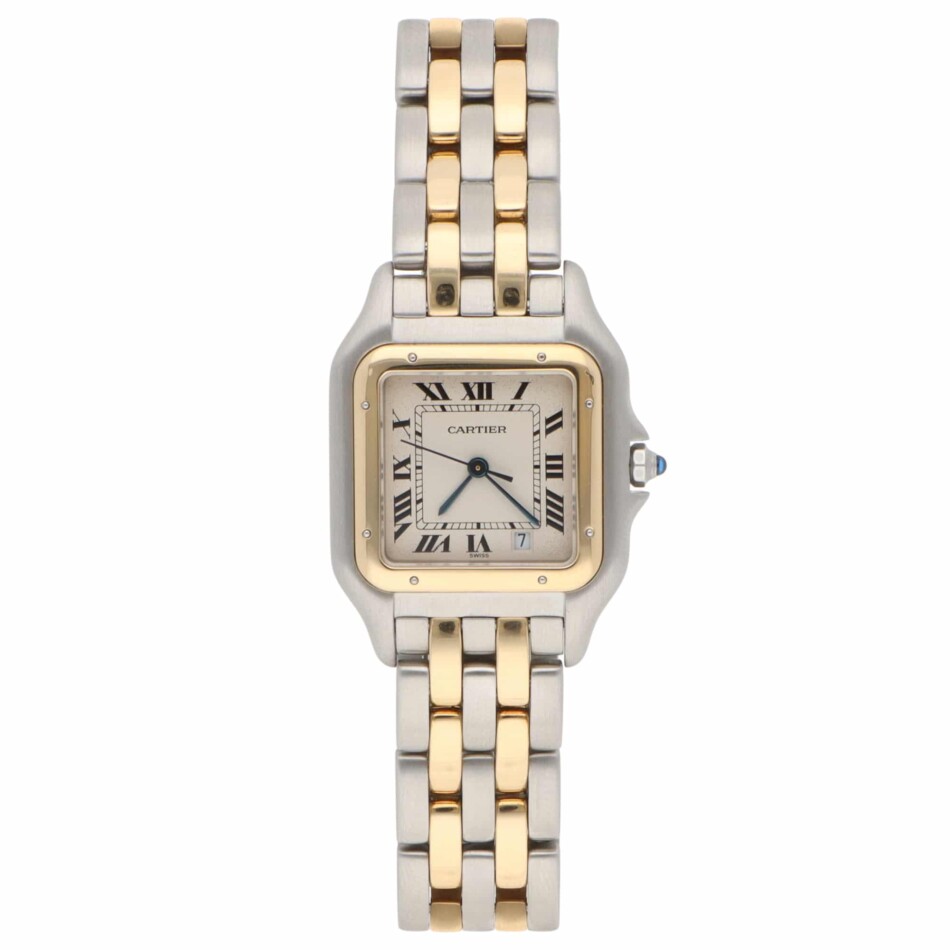 Vintage Cartier Panthere 27mm Steel and Gold Watch