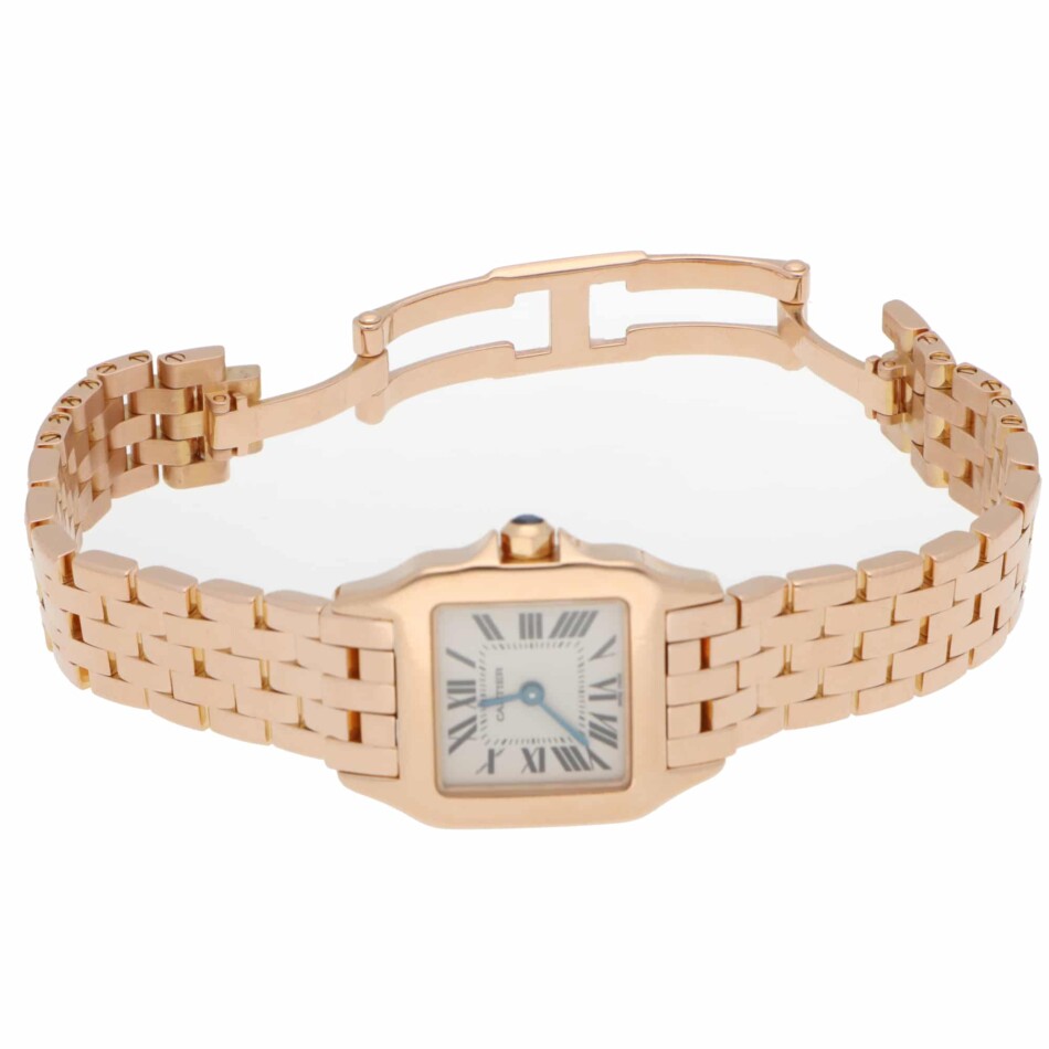 Vintage 20mm Cartier Santos Demoiselle Rose Gold Watch