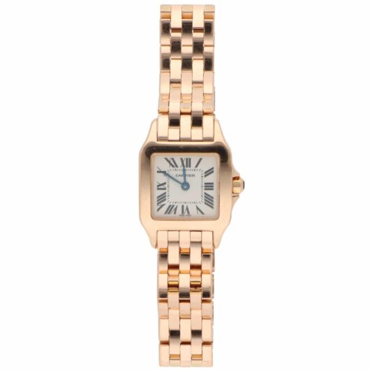 Vintage 20mm Cartier Santos Demoiselle Rose Gold Watch