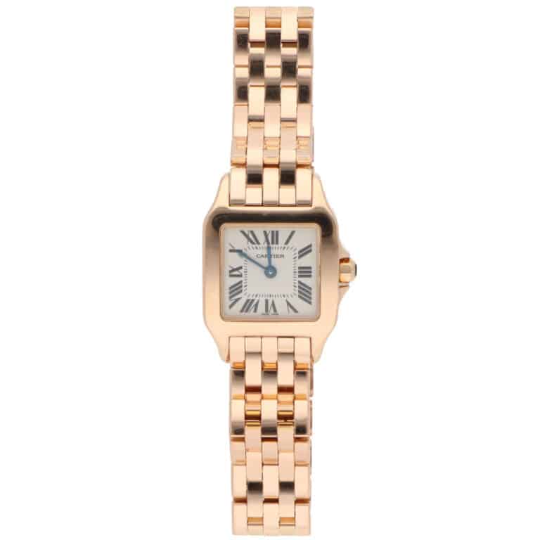 Vintage 20mm Cartier Santos Demoiselle Rose Gold Watch