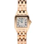Vintage 20mm Cartier Santos Demoiselle Rose Gold Watch