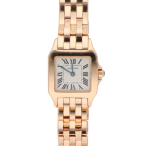 Vintage 20mm Cartier Santos Demoiselle Rose Gold Watch