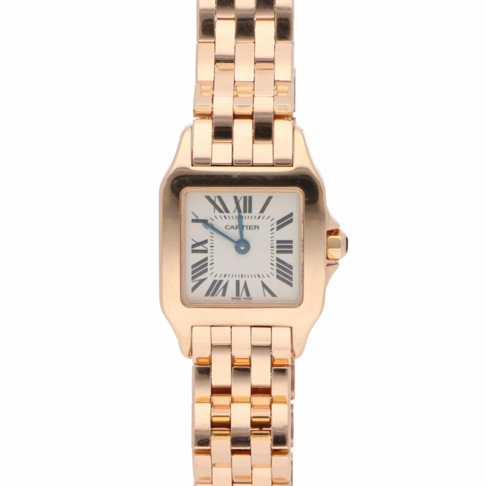 Vintage 20mm Cartier Santos Demoiselle Rose Gold Watch