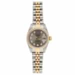 Viintage 2000 Rolex Lady-Datejust Steel and Gold Diamond Watch