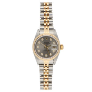 Viintage 2000 Rolex Lady-Datejust Steel and Gold Diamond Watch