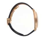 Vintage Cartier Tonneau Rose Gold Watch with Guilloche Dial