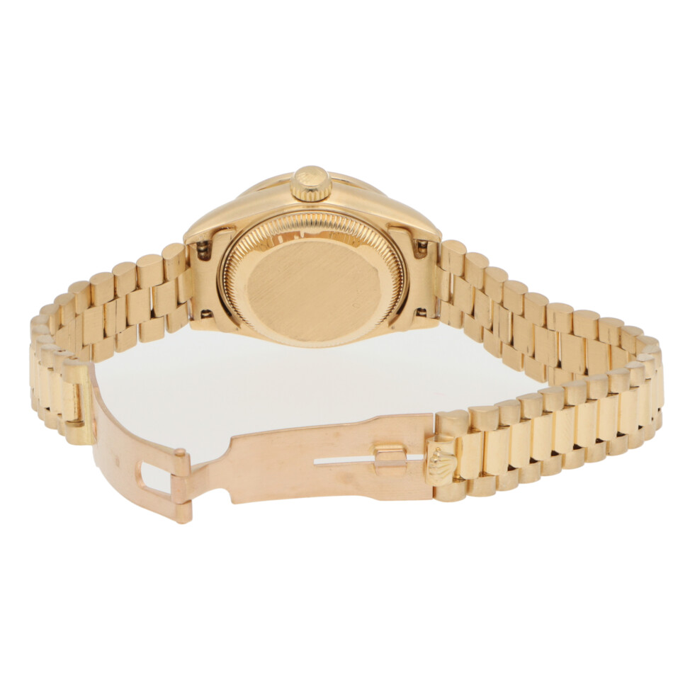 Vintage 1987 Rolex Lady Datejust Yellow Gold watch with Diamond