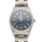 Vintage 2001 34mm Rolex Air-King Watch with Blue Dial