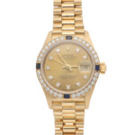 Vintage 1990 26mm Rolex Lady Datejust Yellow Gold Watch