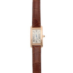 Vintage 20mm Cartier Tank Americaine Rose Gold Watch