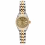 Vintage Rolex Lady Datejust Steel and Gold with Champagne dial